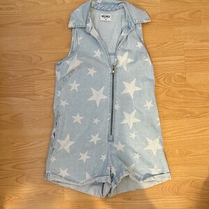 Show Me Your MuMu Light Blue Star Jumpsuit